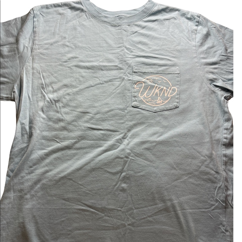 (EUC)Chubbies- Wknd T-shirt Light Blue, Sz Med